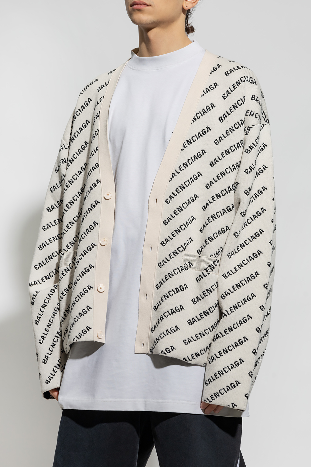 Balenciaga Cardigan with monogram Men's Clothing Vitkac